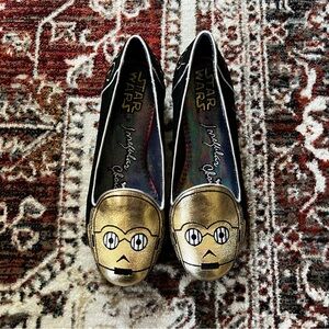 Irregular Choice Star Wars C3P0 flats NEW!